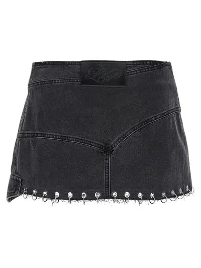 Shop Pinko 'guardiani' Skirt In Black