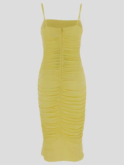 Shop Pinko Dress In Yellow