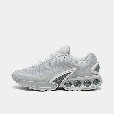 Shop Nike Women's Air Max Dn Casual Shoes In White/metallic Silver