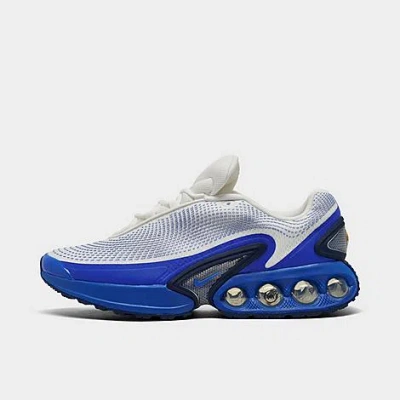 Shop Nike Men's Air Max Dn Casual Shoes In White/racer Blue/blue Void
