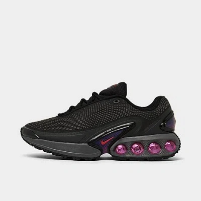 Shop Nike Women's Air Max Dn Casual Shoes In Anthracite/light Crimson/dark Smoke Grey