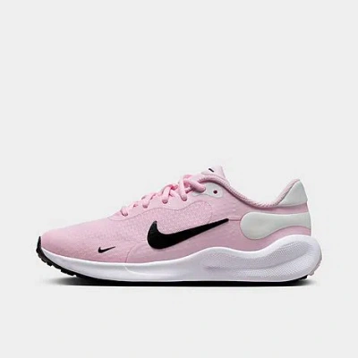Shop Nike Big Kids' Revolution 7 Road Running Shoes In Pink Foam/summit White/white/black