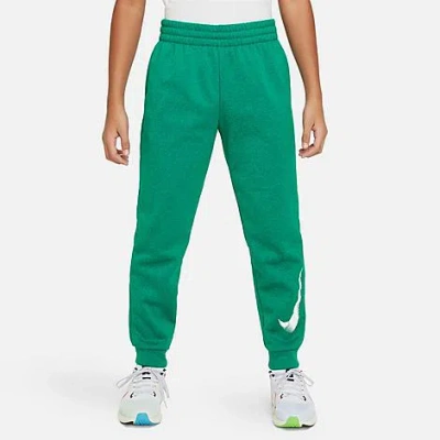 Shop Nike Kids' Multi+ Therma-fit Training Jogger Pants In Malachite/stadium Green/white