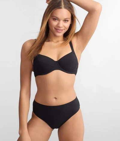 Shop Anita Sibel Full Cup Bikini Top In Black