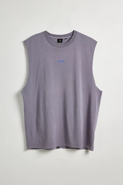 Shop Thrills Uo Exclusive Minimal  Boxy Tank Top In Grey, Men's At Urban Outfitters