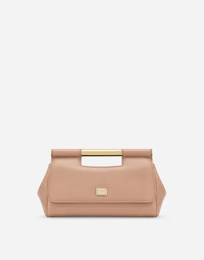 Shop Dolce & Gabbana Borsa A Mano In Beige