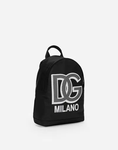 Shop Dolce & Gabbana Nylon Backpack In ブラック