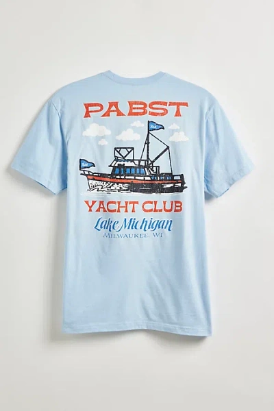 Shop Urban Outfitters Pabst Yacht Club Tee In Sky, Men's At