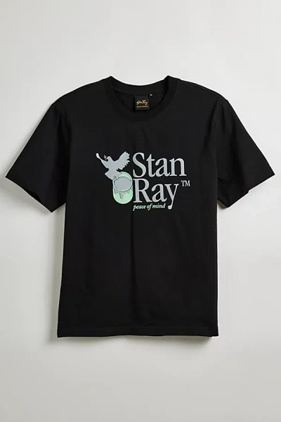 Shop Stan Ray Peace Of Mind Tee In Black At Urban Outfitters
