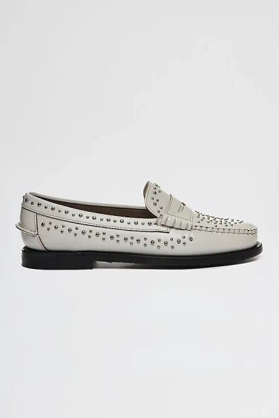 Sebago Classic Dan Loafer White With Studs In White