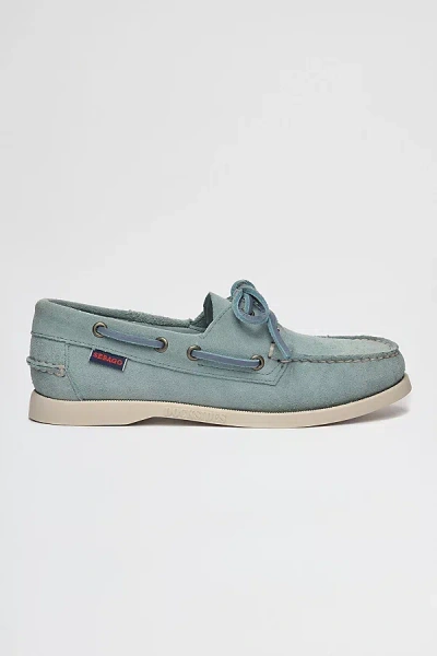 Shop Sebago Portland Rough Out Boat Shoe In Lichen, Women's At Urban Outfitters