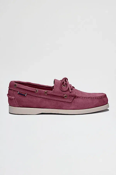Shop Sebago Portland Rough Out Boat Shoe In Rose Cupcake, Women's At Urban Outfitters