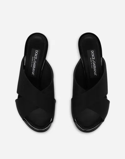 Shop Dolce & Gabbana Sandalo In Nero/nero