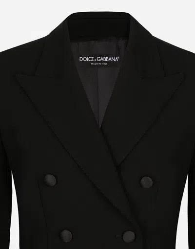 Dolce & Gabbana Double-breasted Blazer In Nero