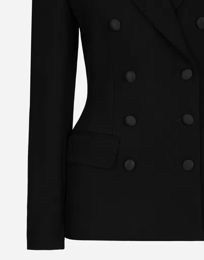 Dolce & Gabbana Double-breasted Blazer In Nero