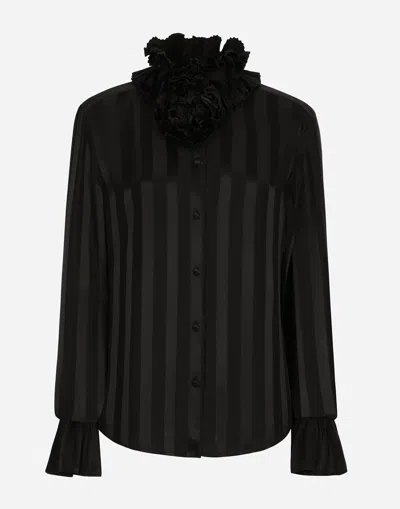 Dolce & Gabbana Camicia In Nero