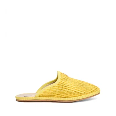 Shop Casadei Capalbio Flats - Woman Flats And Loafers Sunflower 39