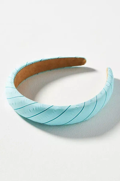 Shop By Anthropologie Regata Puffy Headband In Blue