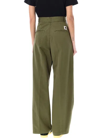 Shop Carhartt Wip W' Leola Pant In Dunde Green