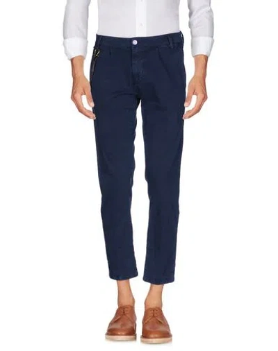 Shop Modfitters Man Pants Midnight Blue Size 36 Cotton, Elastane
