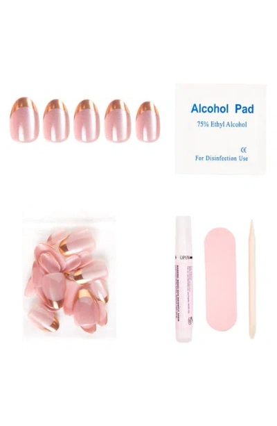 Glamnetic Short Oval Press-on Nails In Caramel Apple