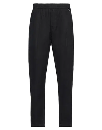 Shop Low Brand Man Pants Black Size 3 Linen