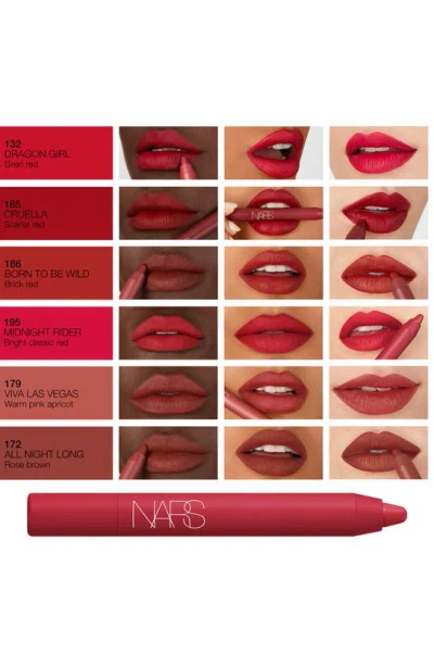 Shop Nars Powermatte High-intensity Long-lasting Lip Pencil In Midnight Rider