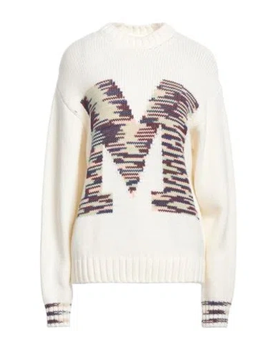 Shop M Missoni Woman Sweater White Size S Acrylic, Wool, Cashmere, Polyamide