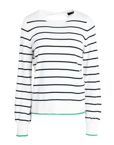 Shop Vero Moda Woman Sweater White Size Xl Cotton, Nylon