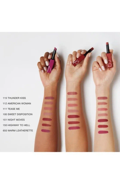 Nars Powermatte Lipstick In Warm Leatherette