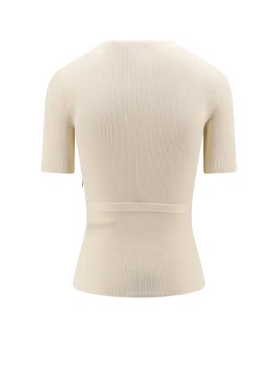 Shop Valentino Sweater In White