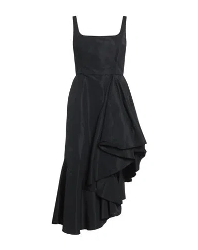 Shop Alexander Mcqueen Woman Mini Dress Black Size 6 Polyester