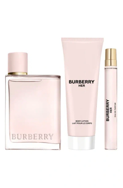 Shop Burberry Her Eau De Parfum Set (limited Edition) $229 Value