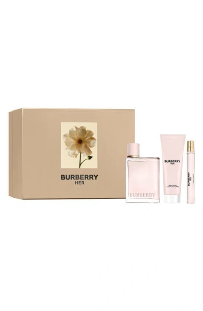 Shop Burberry Her Eau De Parfum Set (limited Edition) $229 Value