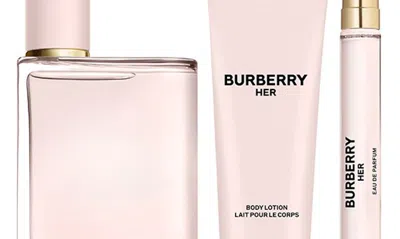 Shop Burberry Her Eau De Parfum Set (limited Edition) $229 Value