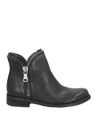 Shop Felmini Woman Ankle Boots Black Size 6 Leather