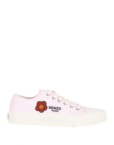 Shop Kenzo Woman Sneakers Pink Size 6.5 Textile Fibers
