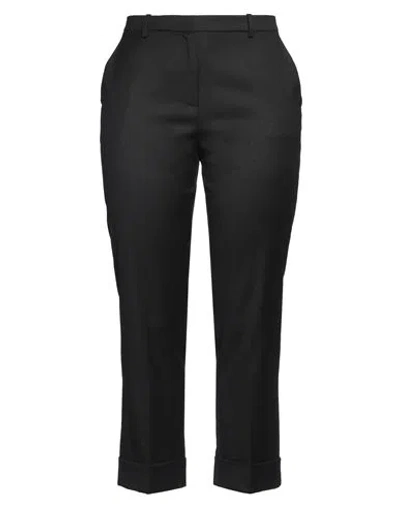 Pinko Woman Pants Grey Size 10 Polyester, Wool, Viscose, Elastane, Polyamide In Black