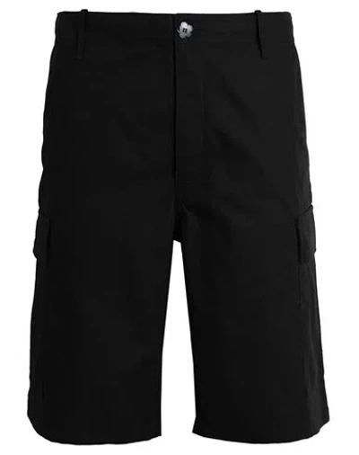 Shop Kenzo Man Shorts & Bermuda Shorts Black Size L Cotton