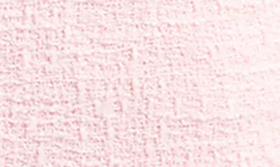 Shop Bardot Eleni Cutout Strapless Tweed Corset Crop Top In Soft Pink