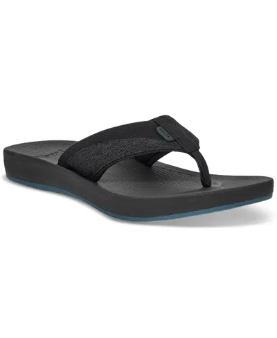 Sanuk Cosmic Seas Water Friendly Flip Flop In Gray