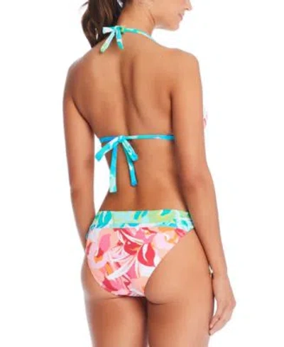 Shop Bleu By Rod Beattie Womens Tall Triangle Bikini Top Hipster Bikini Bottoms In Multi