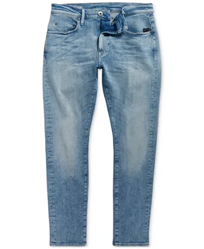 Shop G-star Raw Men's Revend Skinny-fit Jeans In Sun Faded Nubay Blue