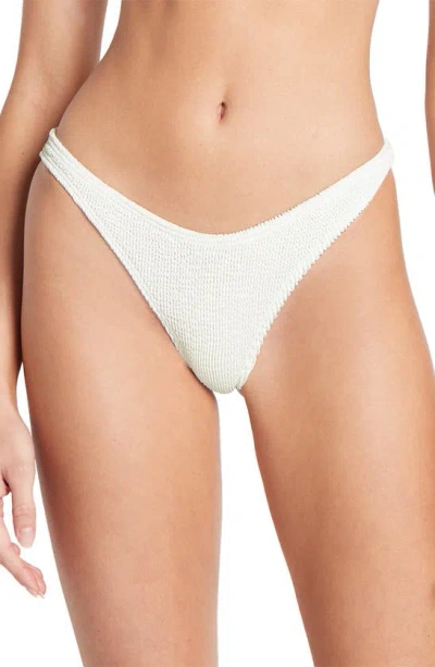 Bondeye Bound By Bond-eye Sinner Bikini Bottoms In Optic White