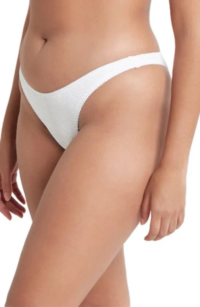 Bondeye Bound By Bond-eye Sinner Bikini Bottoms In Optic White
