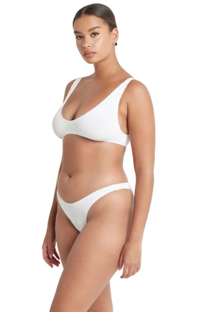 Bondeye Bound By Bond-eye Sinner Bikini Bottoms In Optic White