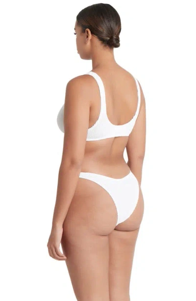 Bondeye Bound By Bond-eye Sinner Bikini Bottoms In Optic White