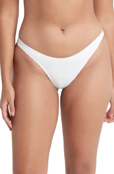 Bondeye Bound By Bond-eye Sinner Bikini Bottoms In Optic White