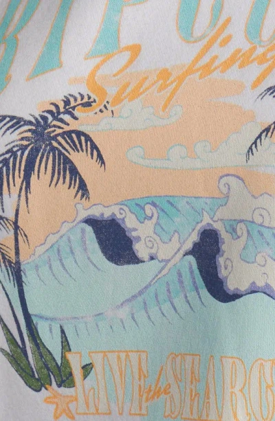 Rip Curl Paradise Palms Fleece Graphic Hoodie In White