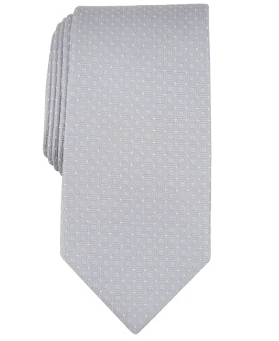 Shop Michael Kors Men's Marbury Dot Tie In Charcoal